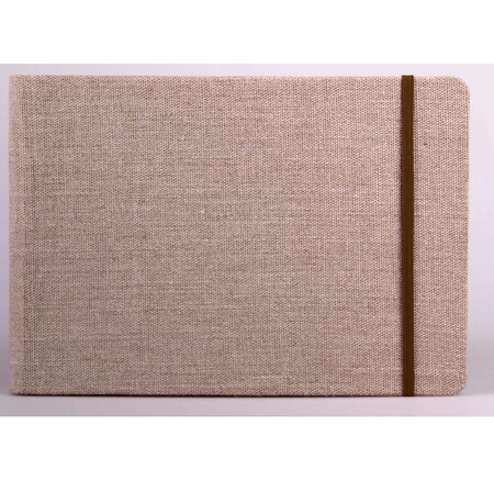 Carnet de voyage goldline a5 toile 180g clairefontaine