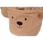 Childhome panier de rangement teddy 25x20x20 cm beige