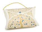 PAPERTREE GAIA Pochette "Chic" Blanc- 2 pièces
