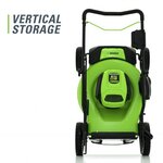 Greenworks tools tondeuse a gazon poussée - 60 v - 46 cm
