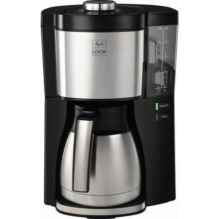 Melitta cafétiere look v therm perfection 1025-16 noir/acier brossé