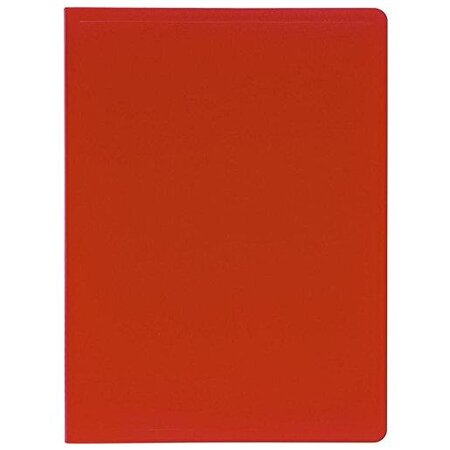 Protège-documents a4 polypro 20 pochettes 40 vues rouge exacompta