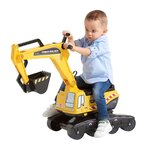 FALK Pelle jouet à enfourcher Power Builder Jaune