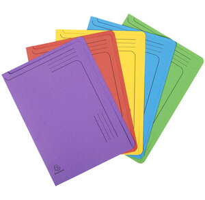 Paquet 5 Chemises Coin Forever® - A4 - Couleurs Assorties - X 8 - Exacompta