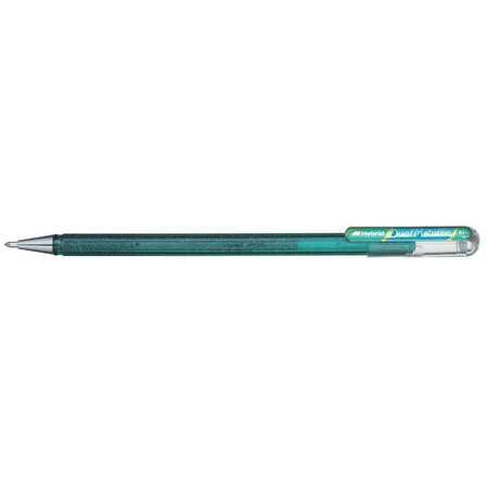 Hybrid stylo roller encre gel 'dual pen'  vert/bleu x 12 pentel