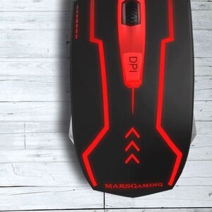 Souris filaire gamer mars gaming mm2 (noir)