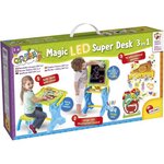 LISCIANI GIOCHI Carotina Bureau-Tableau LED 3 en 1