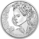 Monnaie en argent 10 euro g 16.82 millésime 2023 language of flowers austria forget me not
