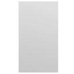 vidaXL Bibliothèque/Buffet Blanc 50x25x80 cm Aggloméré