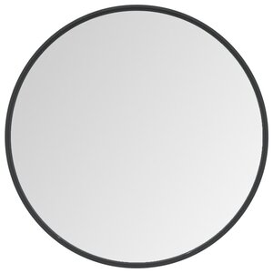 vidaXL Miroir mural Noir 60 cm