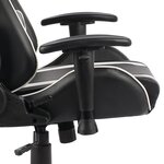 vidaXL Chaise de jeu pivotante Blanc PVC