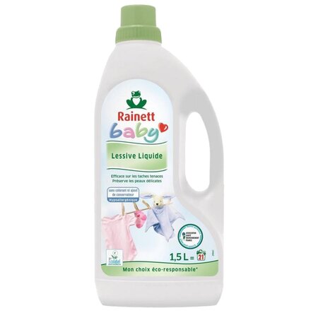 Rainett Baby Lessive Liquide 1,5L (lot de 2)