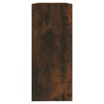 vidaXL Bibliothèque/Séparateur de pièce Chêne fumé 100x30x72 cm