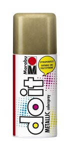 Peinture 150 ml Aérosol do it METALLIC Or métallique MARABU