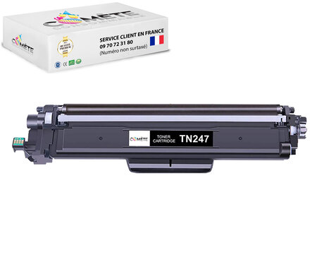 1 toner compatible avec brother tn247 noir