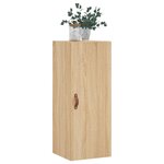 vidaXL Armoire murale chêne sonoma 34 5x34x90 cm