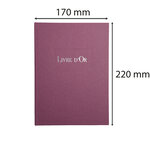 Livre D'or    1m.220x170 Lie De Vin