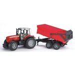 BRUDER - 2045 - Tracteur Massey Fergusson 7480 Fourche