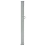 vidaXL Auvent latéral rétractable de patio 60x300 cm Noir