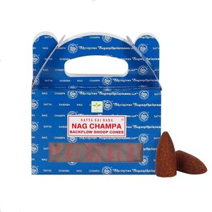 24 cônes d'encens à refoulement nag champa