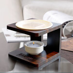 Diffuseur de cire en bambou Heart and Home