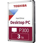 TOSHIBA - Disque dur Interne - P300 - 3To - 7 200 tr/min - 3.5 (HDWD130UZSVA)