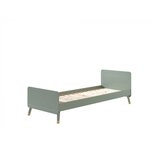 Billy Lit vert olive 90x200cm + Chevet vert olive