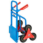 Tectake Diable monte escalier 100 kg avec plateau pliable