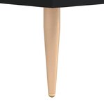 vidaXL Buffet haut Noir 34 5x34x180 cm Bois d'ingénierie