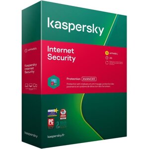 KASPERSKY Internet Security 2020, 1 poste, 1 an