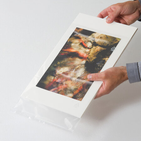 Lot de 1000 sachets plastiques sans fermeture 250x400mm épaisseur standard 50µ