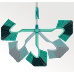 Leifheit Brosse à épousseter/Balai à toile d'araignée Dusty 2 3m 41510