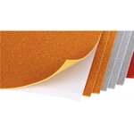 Mousse adhésive pailletée A4 10 pièces Lot A