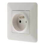ARTEZO Prise simple avec terre 2P+T 16 A blanc