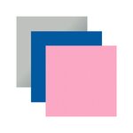 3 vinyles permanents 91 x 33 cm - bleu  rose clair  argenté