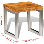 vidaXL Table basse Bois