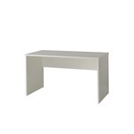 LONDON Blanc Lit + Chevet + Armoire + Bureau + Caisson de bureau + bibliothèque + Lit gigogne