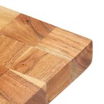 vidaXL Planche à découper 50x34x3 8 cm Bois d'acacia massif