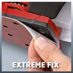 Einhell ponceuse multifonctionnelle sans fil te-os 18/1 li solo rouge