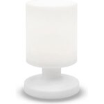Lumisky lampe de table led sans fil lily - h 26 cm - blanc chaud