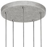 Eglo lampe suspendue silvares 5 lampes gris