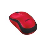Logitech souris silencieuse m220 silent - sans fil - rouge