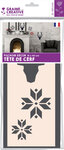 Pochoir 15 x 40 cm Tête de cerf
