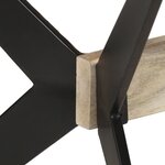vidaXL Table de salle à manger 180x90x76 cm Bois de manguier massif