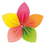 300 feuilles pour origami Fluo 15 x 15 cm