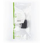 Adaptateur Commutable Péritel Mâle - S-Vidéo Femelle + 3x RCA Femelle Noir NEDIS