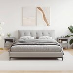 vidaXL Tables de chevet 2 Pièces gris sonoma 40x35x47 5 cm