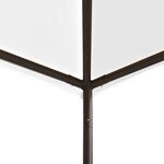 vidaXL Tonnelle 3x3x2 9 m Blanc 180 g/m²