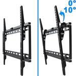 Tectake Support mural TV 32"- 65" inclinable,VESA max.: 600x400, max. 70kg