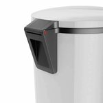 Hailo poubelle à pédale pure taille xl 44 l acier inoxydable 0545-010